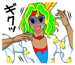 Dancing Happy talk Mysterious Yutaka sticker #1285948