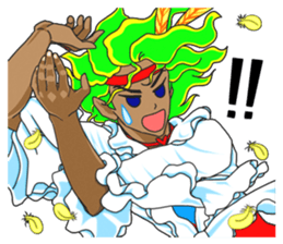 Dancing Happy talk Mysterious Yutaka sticker #1285949