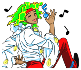 Dancing Happy talk Mysterious Yutaka sticker #1285954