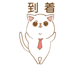 Exotic Shorthair businessman sticker #1286308