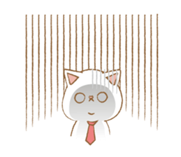 Exotic Shorthair businessman sticker #1286315