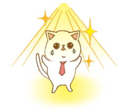 Exotic Shorthair businessman sticker #1286319