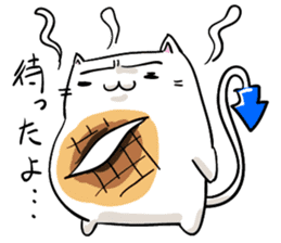yaki-mochi cat sticker #1286346