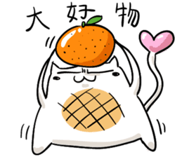 yaki-mochi cat sticker #1286359