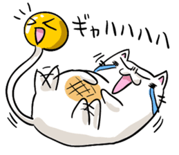 yaki-mochi cat sticker #1286364