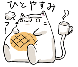 yaki-mochi cat sticker #1286372