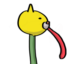 Kubi-Nekko (long neck cat) sticker #1286520