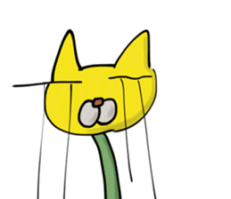 Kubi-Nekko (long neck cat) sticker #1286533