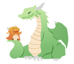 MOSSARI Dragon sticker #1286621