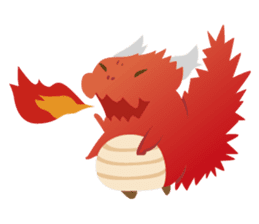 MOSSARI Dragon sticker #1286633