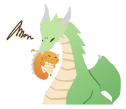 MOSSARI Dragon sticker #1286637
