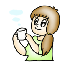 Happy Girl sticker #1287343