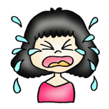 Happy Girl sticker #1287346