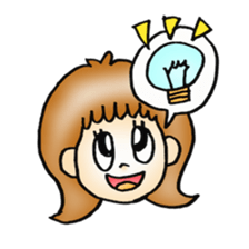 Happy Girl sticker #1287353