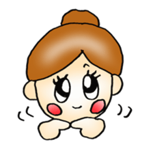 Happy Girl sticker #1287356