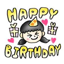 Happy Girl sticker #1287374