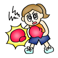 Happy Girl sticker #1287375