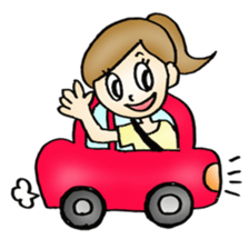 Happy Girl sticker #1287377