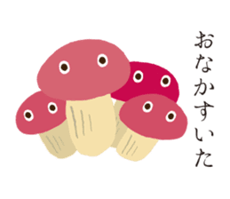 The happy-go-lucky mushrooms Part 2 sticker #1287436