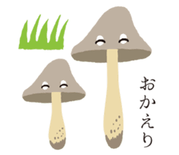 The happy-go-lucky mushrooms Part 2 sticker #1287442