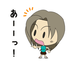 Japanese girl yua-chan (ver.2) sticker #1287550