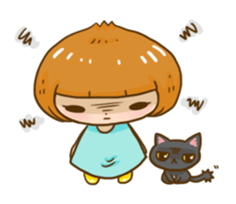 Huahom & Ninja The Cat sticker #1287741