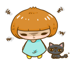 Huahom & Ninja The Cat sticker #1287741