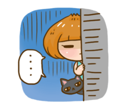 Huahom & Ninja The Cat sticker #1287742