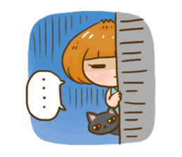 Huahom & Ninja The Cat sticker #1287742