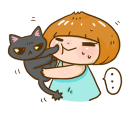 Huahom & Ninja The Cat sticker #1287748