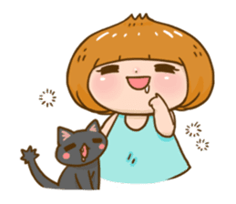Huahom & Ninja The Cat sticker #1287752