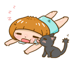 Huahom & Ninja The Cat sticker #1287755