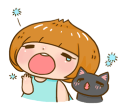 Huahom & Ninja The Cat sticker #1287756