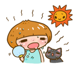 Huahom & Ninja The Cat sticker #1287764