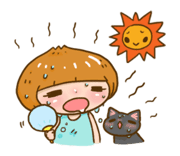 Huahom & Ninja The Cat sticker #1287764