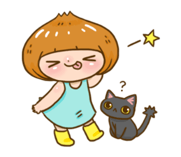 Huahom & Ninja The Cat sticker #1287768
