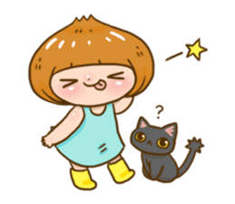 Huahom & Ninja The Cat sticker #1287768