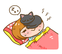 Huahom & Ninja The Cat sticker #1287776