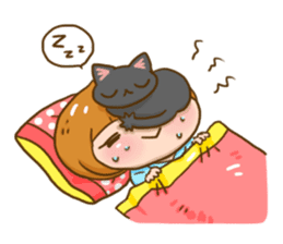 Huahom & Ninja The Cat sticker #1287776