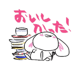 Shirousa(bunny) & Kumakichi(bear). sticker #1288012