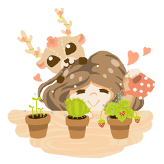 Bloom and Bibi cheerful day