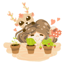 Bloom and Bibi cheerful day sticker #1288058