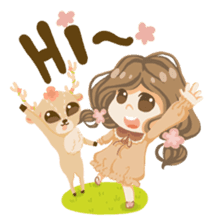 Bloom and Bibi cheerful day sticker #1288061