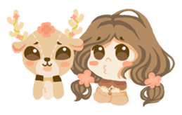 Bloom and Bibi cheerful day sticker #1288078