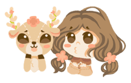 Bloom and Bibi cheerful day sticker #1288078