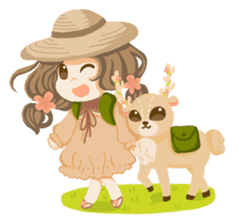 Bloom and Bibi cheerful day sticker #1288086