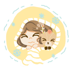 Bloom and Bibi cheerful day sticker #1288089
