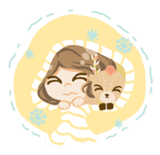Bloom and Bibi cheerful day sticker #1288089