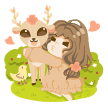 Bloom and Bibi cheerful day sticker #1288092