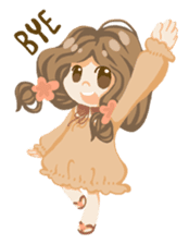 Bloom and Bibi cheerful day sticker #1288093